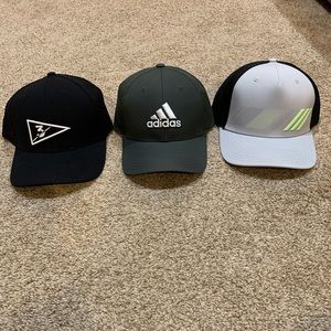 Mens golf hats- selling together